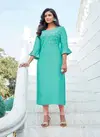 Rare Lily Netflix Ethnic Wear Rayon Embroidery Designer Kurti Collection