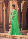 Saroj Falak Latest Festive Party Wear Georgette Heavy Saree Collection