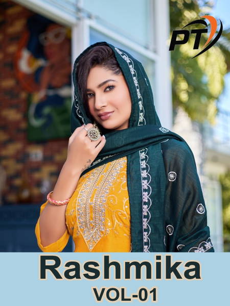Rashmika Vol 1 By Pt Vichitra Wholesale Kurti With Bottom Dupatta Suppliers In Mumbai