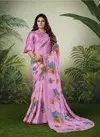 Ratandeep Nayna Moss Fancy Designer Festive Wear Chiffon Saree Collection