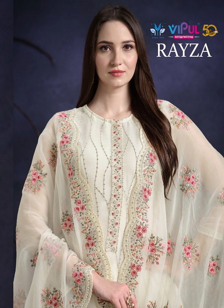 Rayza By Vipul Organza Chiffon Designer Salwar Kameez Wholesale Price In Surat