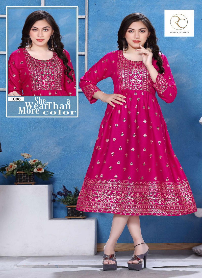 Rc Lakeme 2 Printed Kurtis Catalog