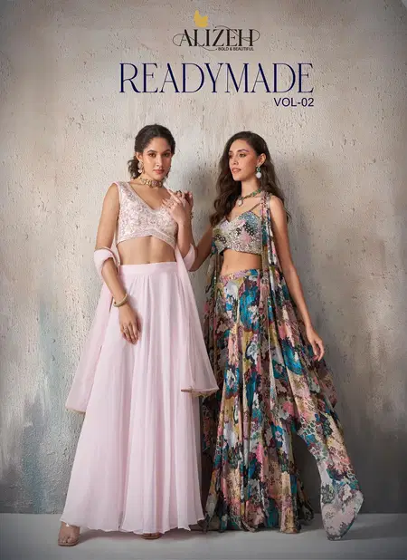 Readymade Vol 2 By Alizeh Indo Western Lehenga Wholesalers In India