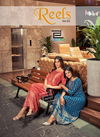 Reels Vol 3 By Blue Hills Foil Printed Rayon Long Plus Size Kurtis Wholesale Shop In Surat