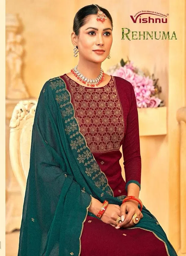 Rehnuma By Vishnu Silk Surat Dress Material Wholesale Market In Surat