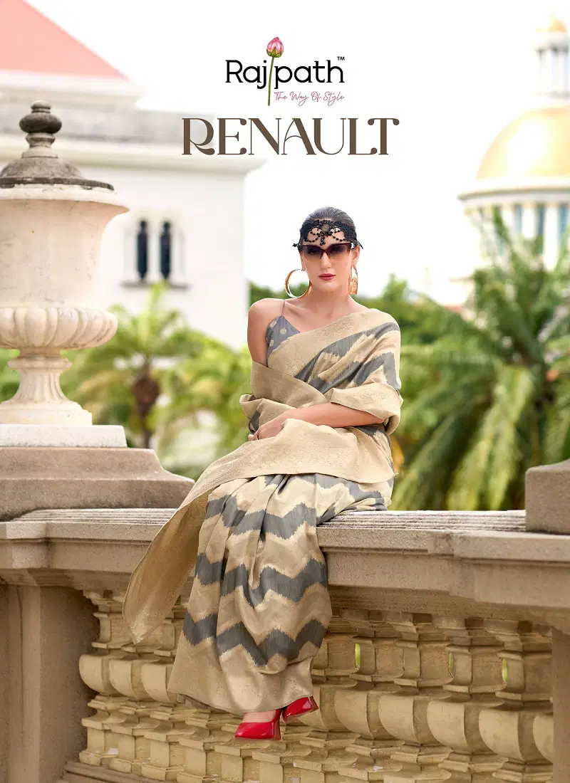 Renault Silk By Rajpath Cotton Linen Silk Saree Suppliers In India