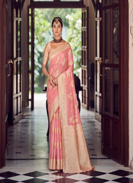 Revanta Chhaya Fancy Heavy Festive Wear Soft Linen Saree Collection
