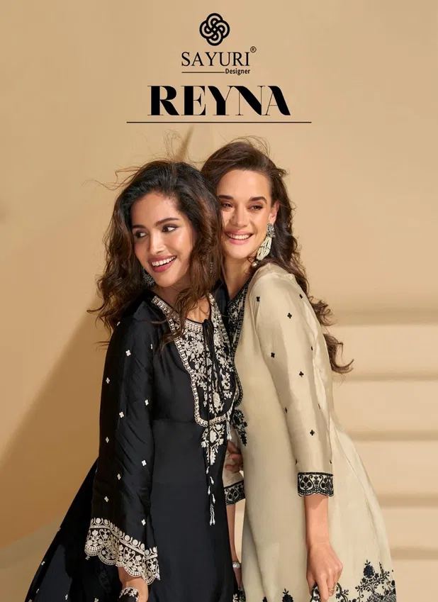 Reyna By Sayuri Chinon Silk Readymade Suits Wholesale Shop In Surat