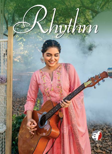 Rhythm By Af Cotton Designer Anarkali Kurti With Bottom Dupatta Wholesale Shop In Surat
 Catalog