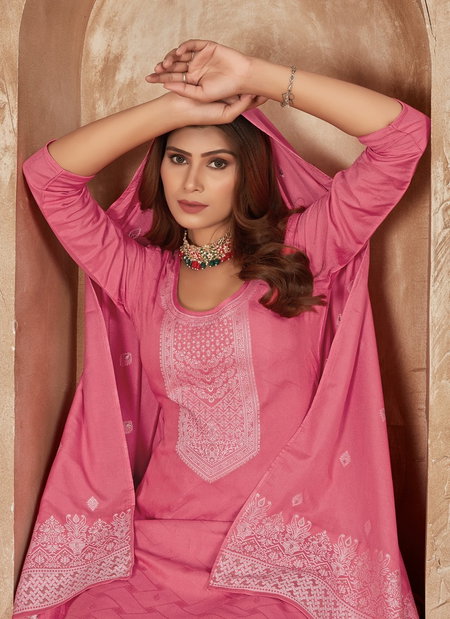 Ria By Triple A Pure Muslin Lakhnavi Jacquard Dress Material Wholesale Online