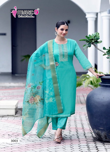 Rich Gold Vol 3 By Mystic 9 Cotton Jam Satin Kurti With Bottom Dupatta Wholesale Price In Surat
