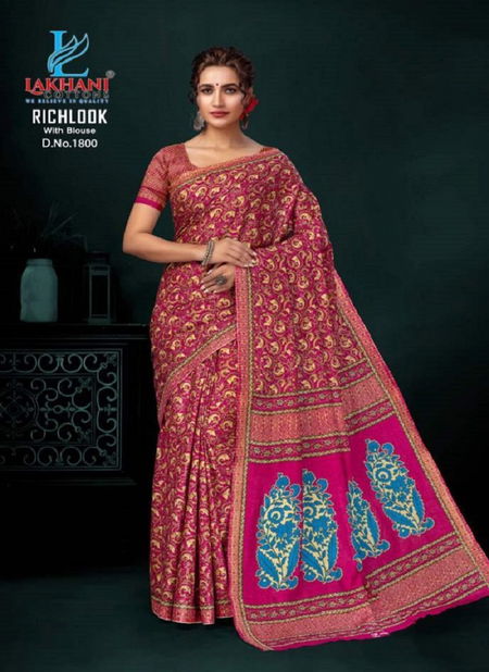 Rich Look Vol 18 By Lakhani Cotton Printed Saree Wholesale Clothing Suppliers In India
 Catalog