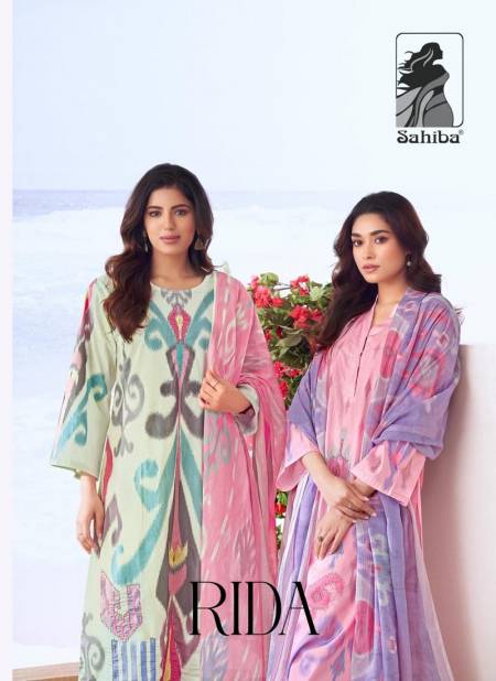 Rida By Sahiba Hand Work And Digital Printed Cotton Dress Material Wholesale Clothing Distributors  In India Catalog