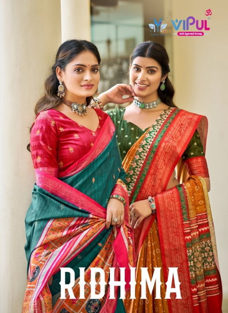 Ridhima By Vipul Silk Wedding Wear Saree Wholesalers In Delhi

