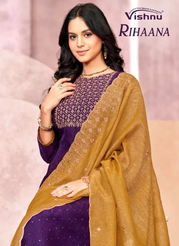 Rihaana By Vishnu Wholesale Dress Material Suppliers In Mumbai