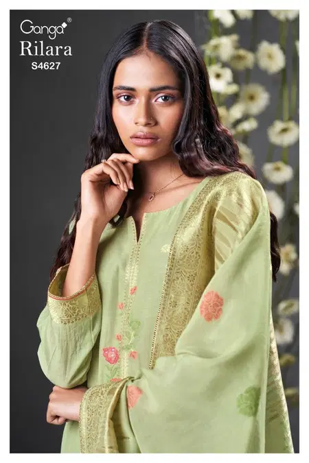 Rilara 4627 By Ganga Viscose Surat Designer Salwar Suits Wholesale Market
