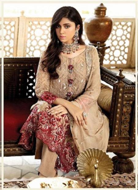 Rinaz Eleonora Faux Nx Designer Exclusive Collection Of Faux Georgette Heavy Worked Pakistani Suits Catalog