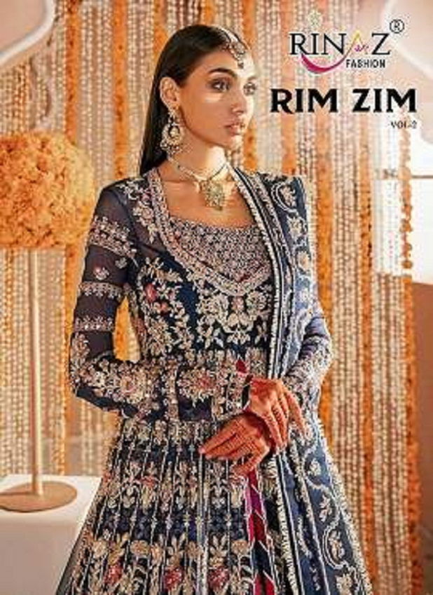 Rinaz Rim Zim Vol 2 Latest Designer Heavy Embroidered Wedding Wear Pakistani Salwar Suits Collection 