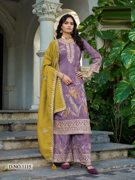1115 To 1118 Rishta Simar Embroidery Designer Salwar Suits