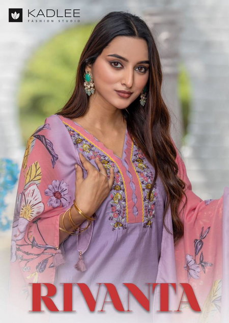 Rivanta By Kadlee Viscose Weaving Kurti Bottom With Dupatta Wholesale Suppliers In Mumbai