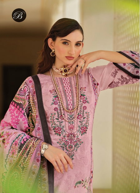 Riwayat Vol 6 By Belliza Viscose Rayon Printed Pakistani Dress Material Wholesale Online
