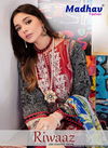 Riwaaz Vol 8 By Madhav Cotton Printed Pakistani Dress Material Wholesale Shop In Surat