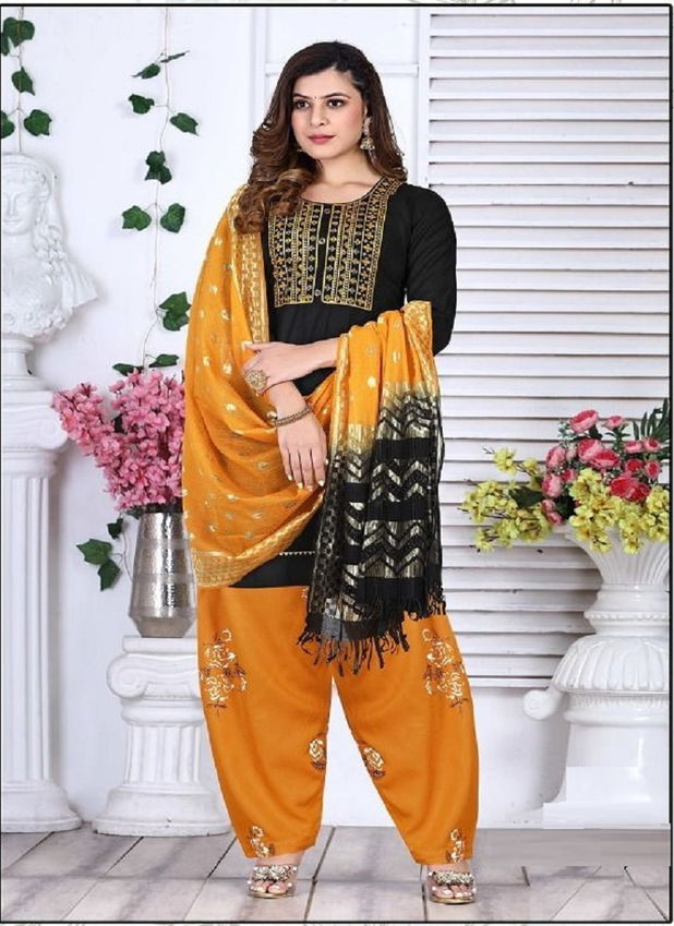 Riyaa Levisa 1 Rayon Designer Fancy Wear Ready Made Suit Collection