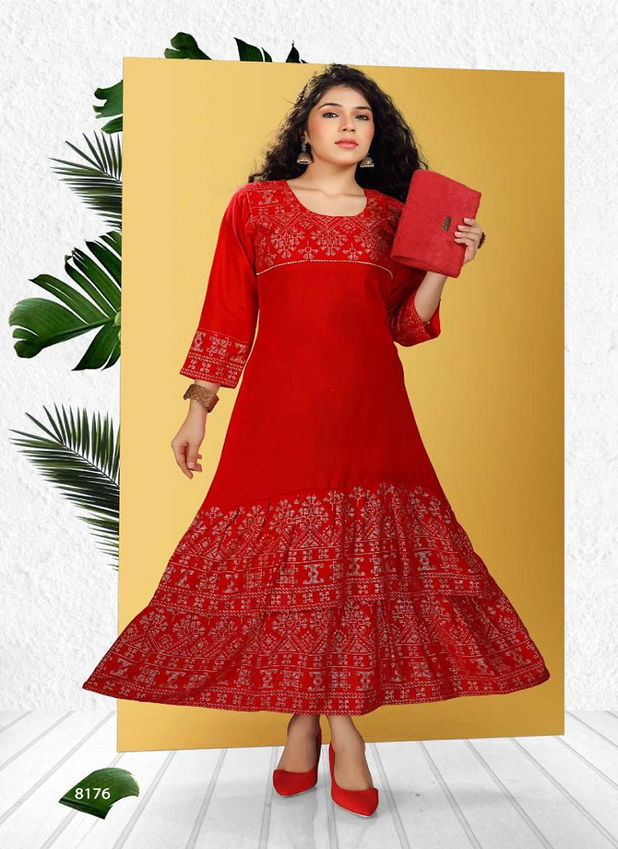 Riyaa Paridhi Heavy Designer Party Wear Anarkali Kurti Collection