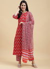 Riyana 49 Summer Special Cotton Printed Kurti With Bottom Dupatta Wholesale Market In Surat
