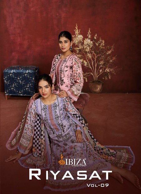 Riyasat Vol 9 By Ibiza Bemberg Muslin Wholesale Salwar Kameez Suppliers In Mumbai