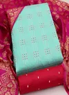 Rnx Banarasi Bambu Cheks 2 Latest Fancy Casual Wear Banarasi Jacquard Dress Material Collection
