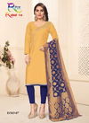 RNX-Jam Cotton-2 Latest Designer Fancy Party Wear Churidar Dress Material Collection With Banarasi Dupatta