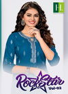 Rockstar Vol 2 By H Dot Heavy Bombay Rayon Printed Kurtis Wholesale Market In Surat