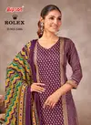 Rolex 3206 By Bipson Jam Satin Printed Dress Material Orders In India