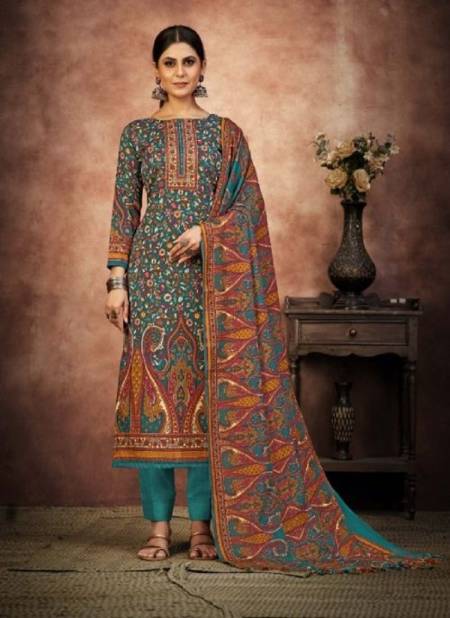 Romani Kashmiri Kaani 2 Premium Pashmina Wholesale Wollen Drees Material Collection
