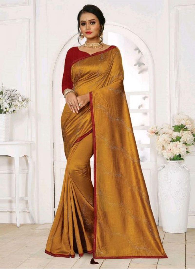 Ronisha Armani Siroski Stone Fancy Party Wear Designer Saree Collection