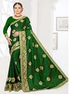 Ronisha Bubbles Festive Wear Designer Embroidery Work silk Saree Collection
