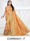 Ronisha Currency Fancy Party Wear Silk Designer Sarees Collection
