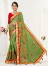 Ronisha Defense Traditional Festive Wear Brasso Printed Saree Collection
