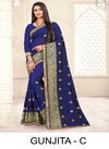 Ronisha Gunjita Latest Heavy Embroidery Worked Designer Festival Wear Art Silk Saree Collection