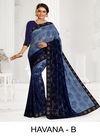 Ronisha Havana Latest Fancy Designer Casual Wear Printed Brasso Saree Collection
