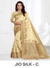 Ronisha Jio Silk Latest Fancy Casual Wear Premium Silk Sarees Collection
