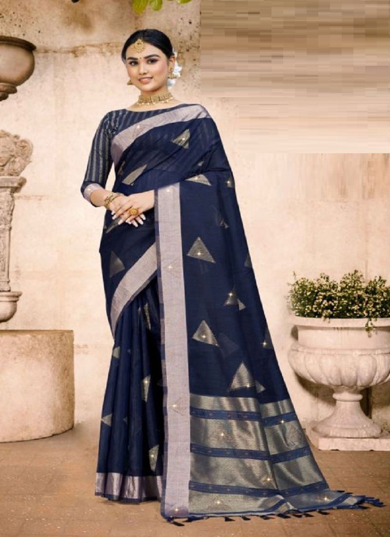 Ronisha Neeru Wholesale Saree Linen Cotton Silk Collection