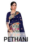 Ronisha Pethani Silk Latest New Exclusive Design Pethani Traditional  Saree Collection  