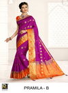 Ronisha Pramila Latest Designer Festive Wear Nylon Silk Saree Collection