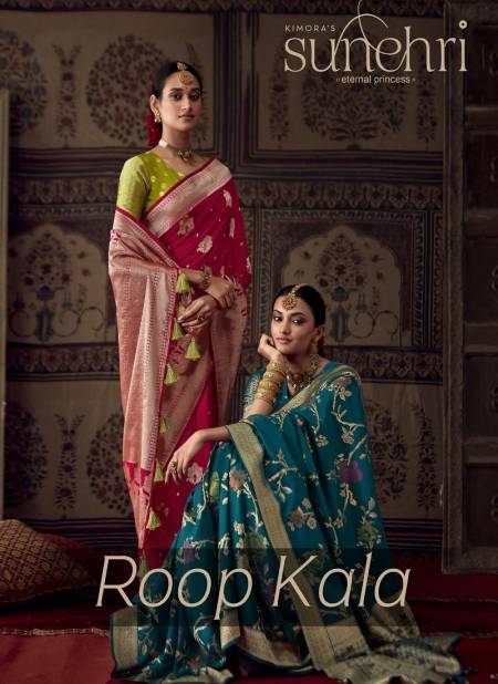 Roopkala By Kimora Pure Dola Silk Wedding Sarees Wholesale Price In Surat Catalog