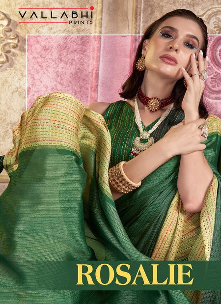 Rosalie By Vallabhi Brasso Daily Wear Wholesale Sarees Suppliers In Mumbai