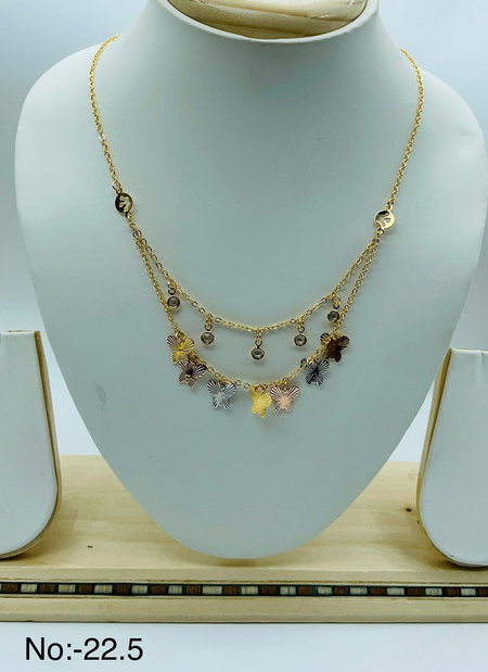 Rose Gold AD Combo Tanmaniya Chain Catalog
