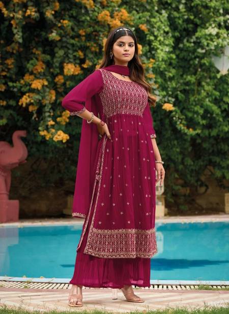 Rose Gold By Poonam 10001-10006 Nayra Cut Readymade Salwar Suits