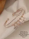 Rose Gold Free Size Designer Breslet Kada Catalog
